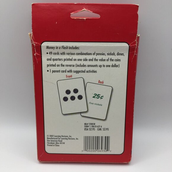 Learning Horizons Money In A Flash 50 Cards Financial Literacy Early Learning - Picture 10 of 11